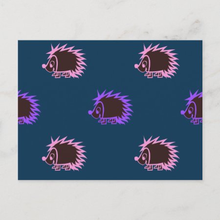 Cute Cartoon Hedgehogs
