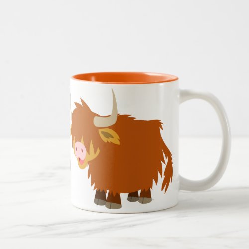 Cute Cartoon Highland Cow Mug