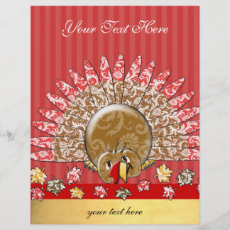 Cute Cartoon Holiday Turkey Flyer