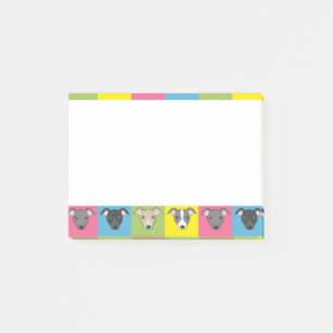 Lightning Bolt Post It Notes / White