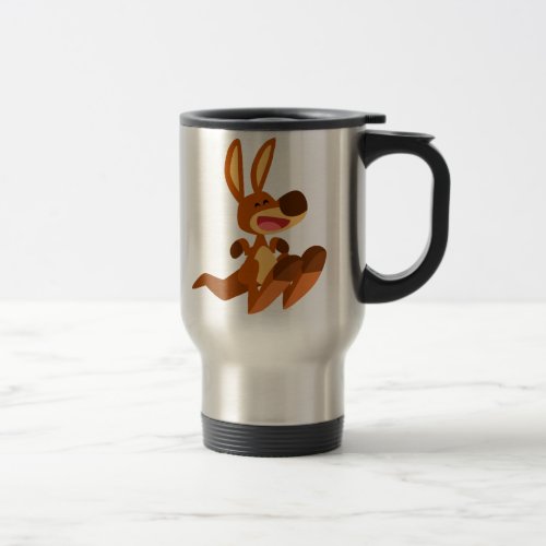 Cute Cartoon Kangaroo Joey Commuter Mug