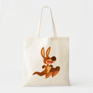 Cute Cartoon Kangaroo Joey Tote Bag