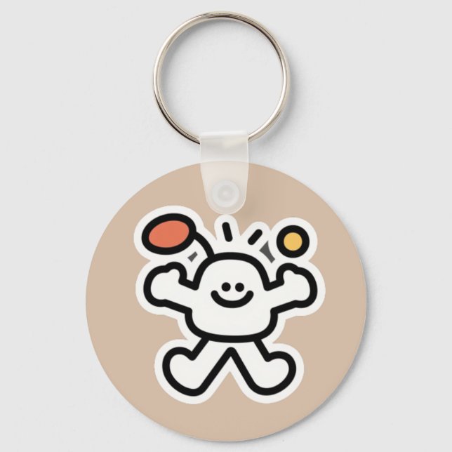 Cute Cartoon Keychain (Front)