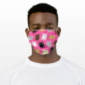 Cute Cartoon Kitty Cats Kids Print Adult Cloth Face Mask (Worn)