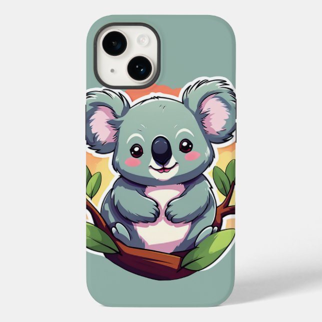 Cute Cartoon Koala Case-Mate iPhone Case (Back)