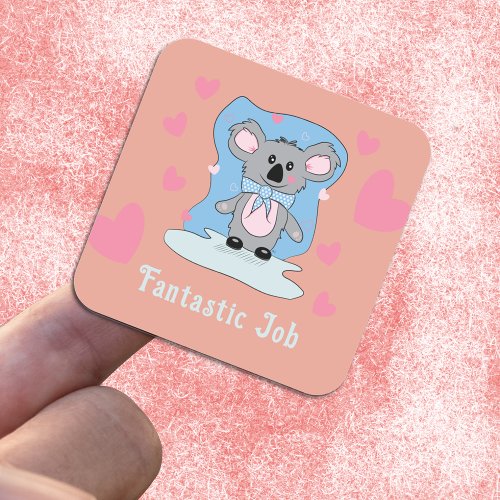 Cute Cartoon Koala Kid Reward Stickers