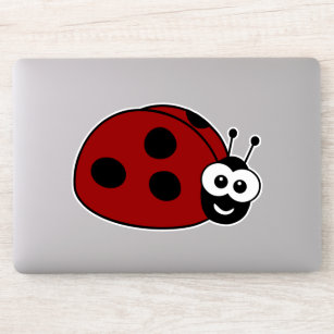 Cute Cartoon Ladybug Sticker
