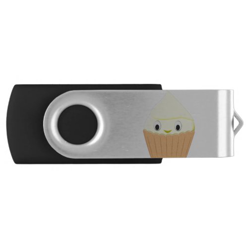 Cute Cartoon Lemon Cupcake Flash Drive