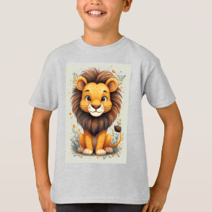 Cute cartoon lion baby room decor T-Shirt