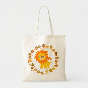 Cute Cartoon Lion Mandala Bag