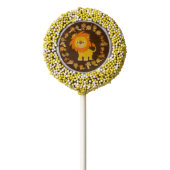 Cute Cartoon Lion Mandala Oreo Pops (Zoomed)