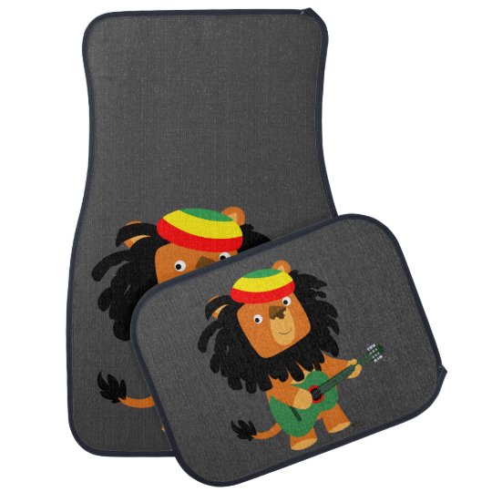 Cute Cartoon Lion Of Zion Car Floor Mat Zazzle Com