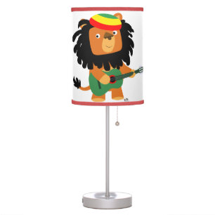 Cute Cartoon Lion of Zion Table Lamp