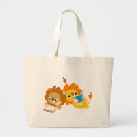 Cute Cartoon Lion Readers bag bag