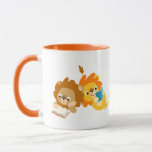 Cute Cartoon Lion Readers Mug