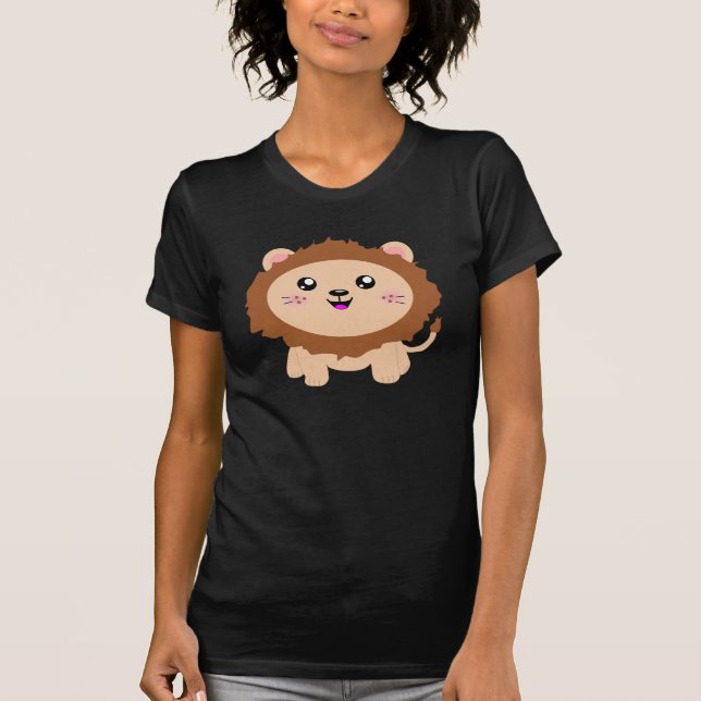 Cute cartoon Lion T-Shirt (Front)