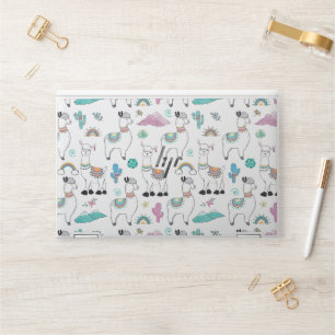 Cute Cartoon Llama Pattern HP Laptop Skin