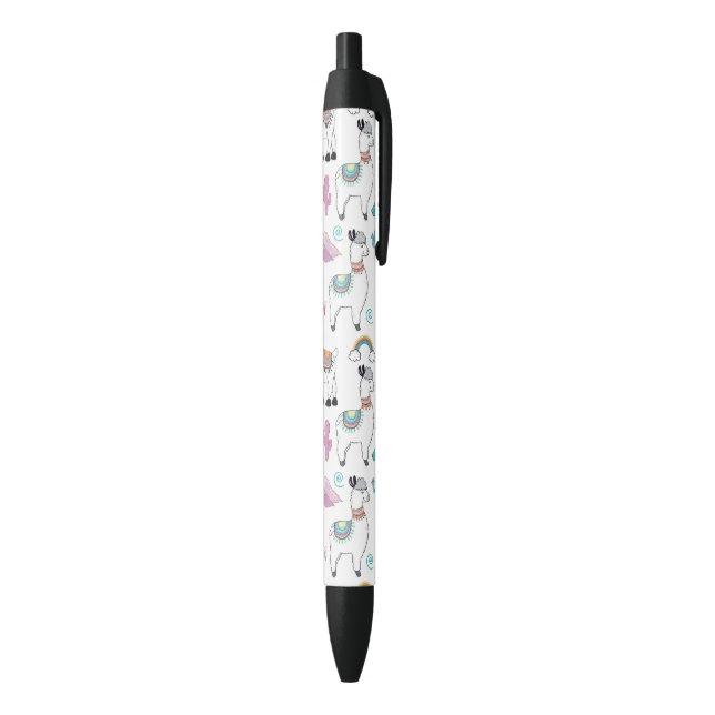 Cute Cartoon Llama Pattern Pen (Bottom (Vertical))