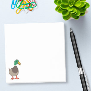 Cute Cartoon Mallard Duck Post-it Notes