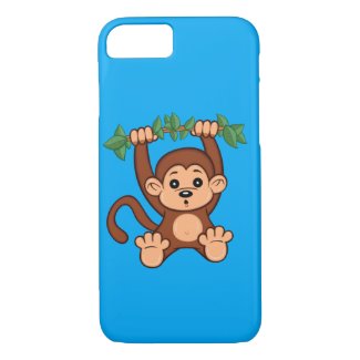 Cute Cartoon Monkey iPhone 7 Case
