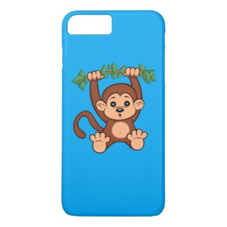 Cute Cartoon Monkey iPhone 7 Plus Case