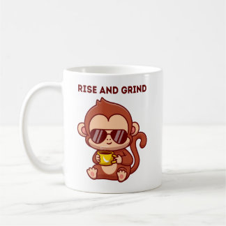 Cute Cartoon Monkey Mug
