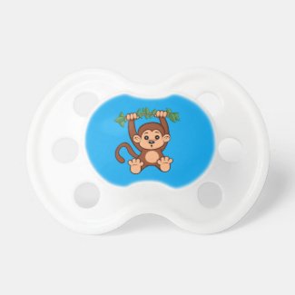 Cute Cartoon Monkey Pacifier