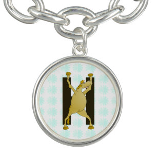 Cute Cartoon Monogram Pony H Bracelet