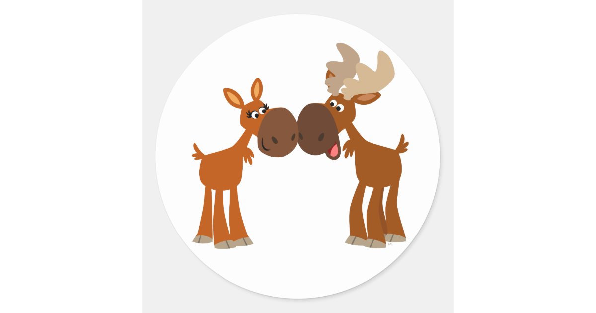 cute cartoon moose pictures