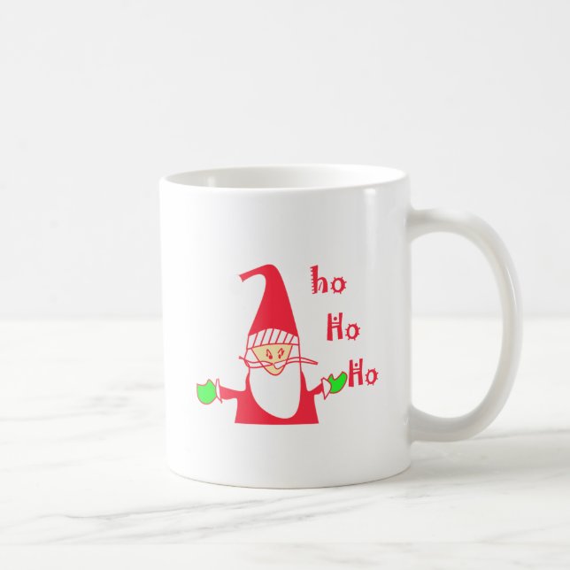 Cute Cartoon Mouse Santa Collection. Coffee Mug (Right)