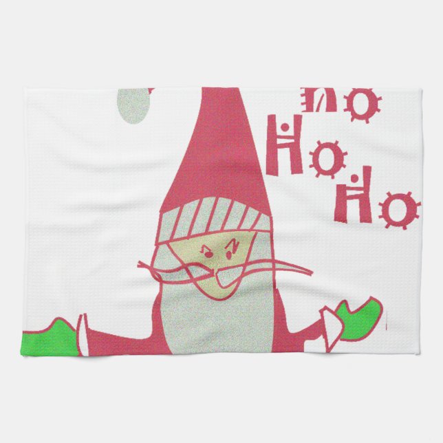 Cute Cartoon Mouse Santa Collection Towel (Horizontal)