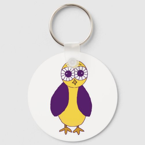 Cute Cartoon Owl Keychain