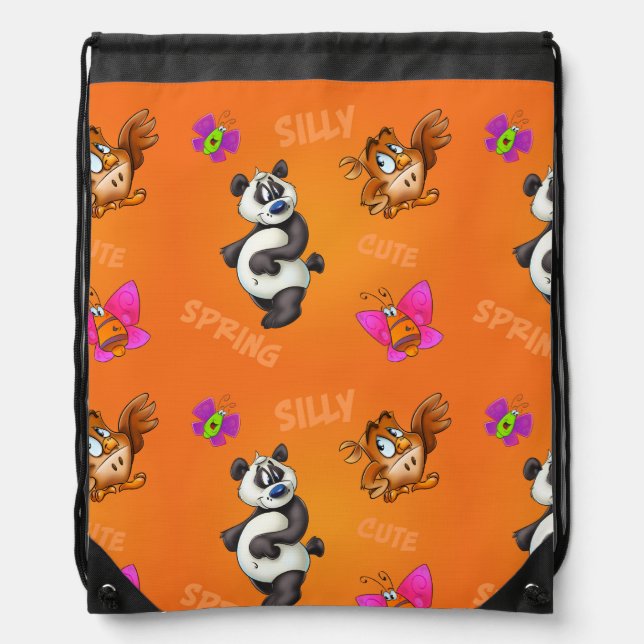 cute cartoon panda bear bag (Front)