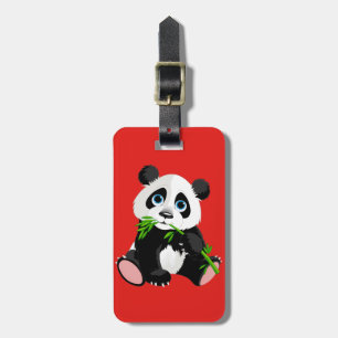 Cute cartoon Panda Bear Luggage Tag