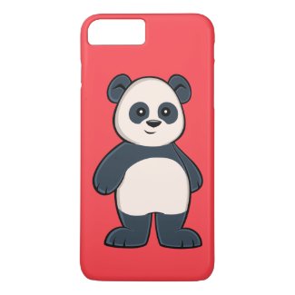 Cute Cartoon Panda iPhone 7 Plus Case