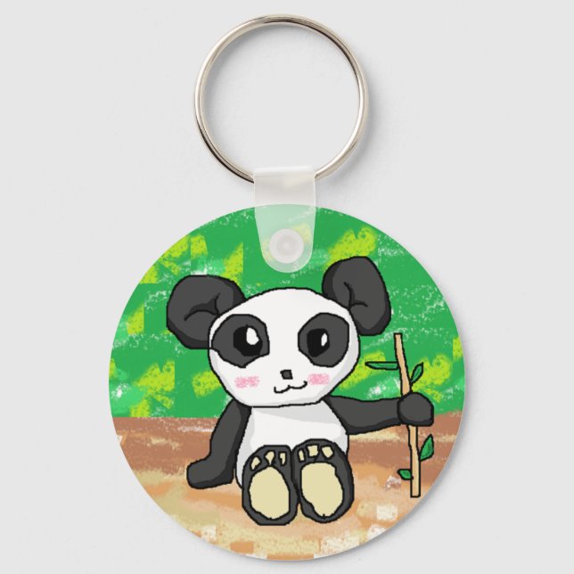 cute cartoon panda keychain (Front)