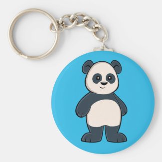 Cute Cartoon Panda Keychain