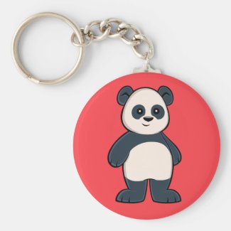 Cute Cartoon Panda Keychain