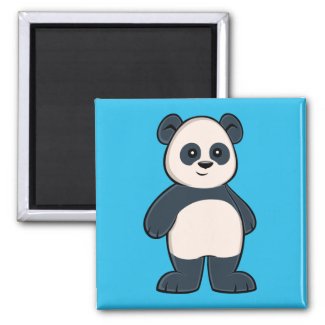 Cute Cartoon Panda Magnet