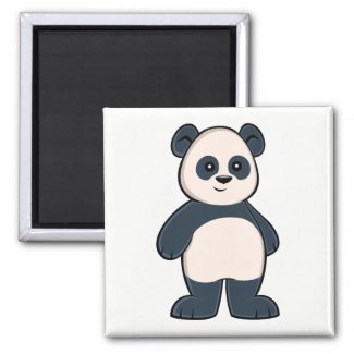 Cute Cartoon Panda Magnet