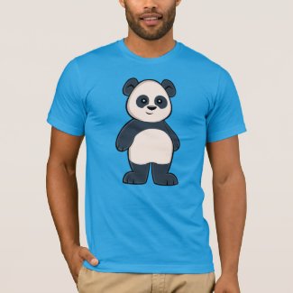 Cute Cartoon Panda Men's T-Shirt