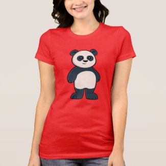 Cute Cartoon Panda Women's T-Shirt