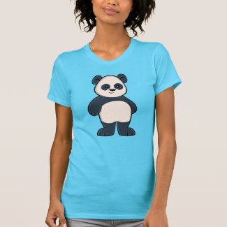 Cute Cartoon Panda Women's T-Shirt
