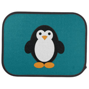 Cute Cartoon Penguin Car Floor Mat