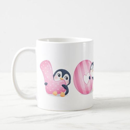 Cute Cartoon Penguin Coffee Mug