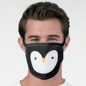 Cute Cartoon Penguin Face Face Mask (Worn Him)