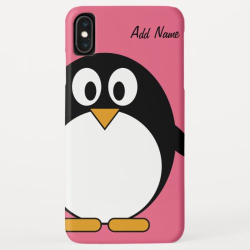 Cute Cartoon Penguin _ iPhone 5 iPhone XS Max Case