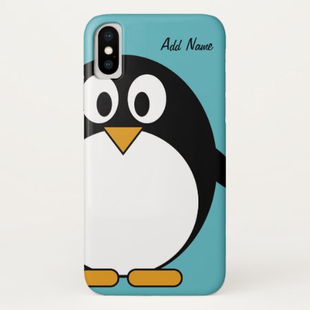 Cute Cartoon Penguin - Ipod Touch Iphone X Case