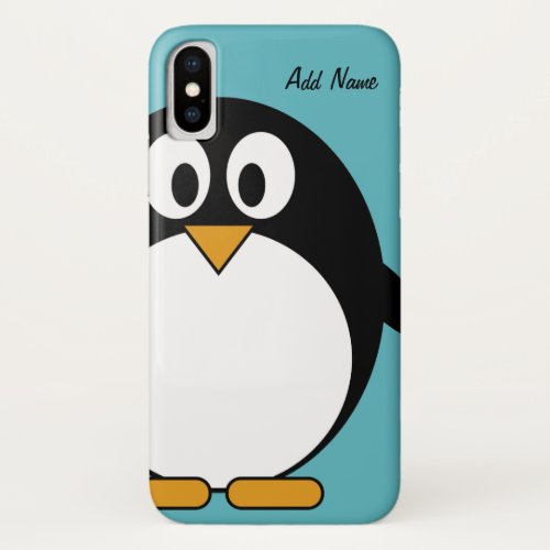 Cute Cartoon Penguin _ ipod touch iPhone X Case