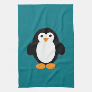 Cute Cartoon Penguin Kitchen Towel
